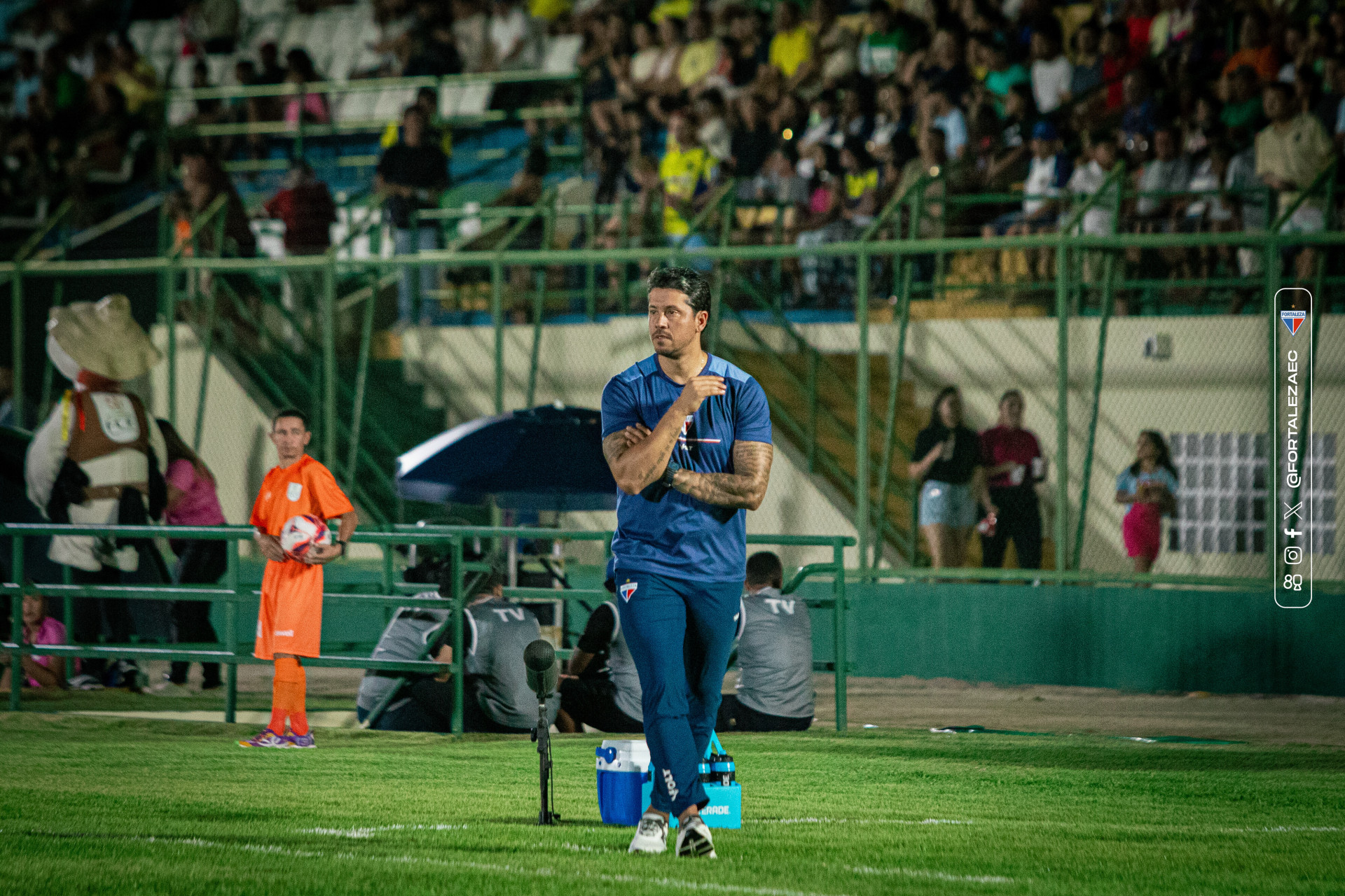 Thiago Carpini realizou seu primeiro treino como comandante do Fortaleza em 3 de janeiro de 2026 (Foto: Leonardo Moreira/FortalezaEC)