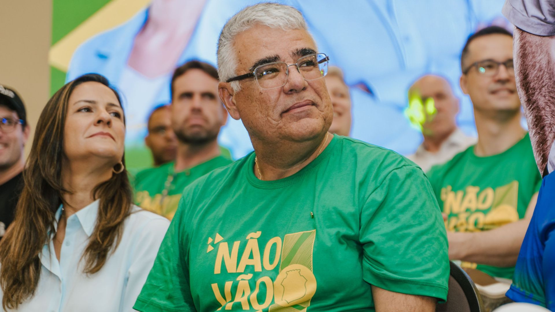 ￼O senador Eduardo Girão (Novo) fez o lançamento oficial de sua pré-candidatura em novembro (Foto: JÚLIO CAESAR)