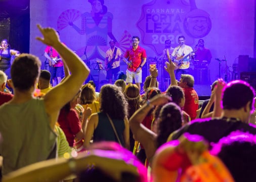 ￼BLOCO Luxo da Aldeia foi a atração da noite