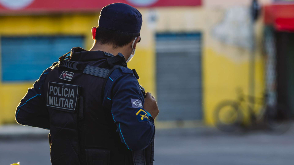 Foto de apoio ilustrativo. Agentes da Polícia Militar do Ceará (PMCE) participaram da ação em Jericoacoara