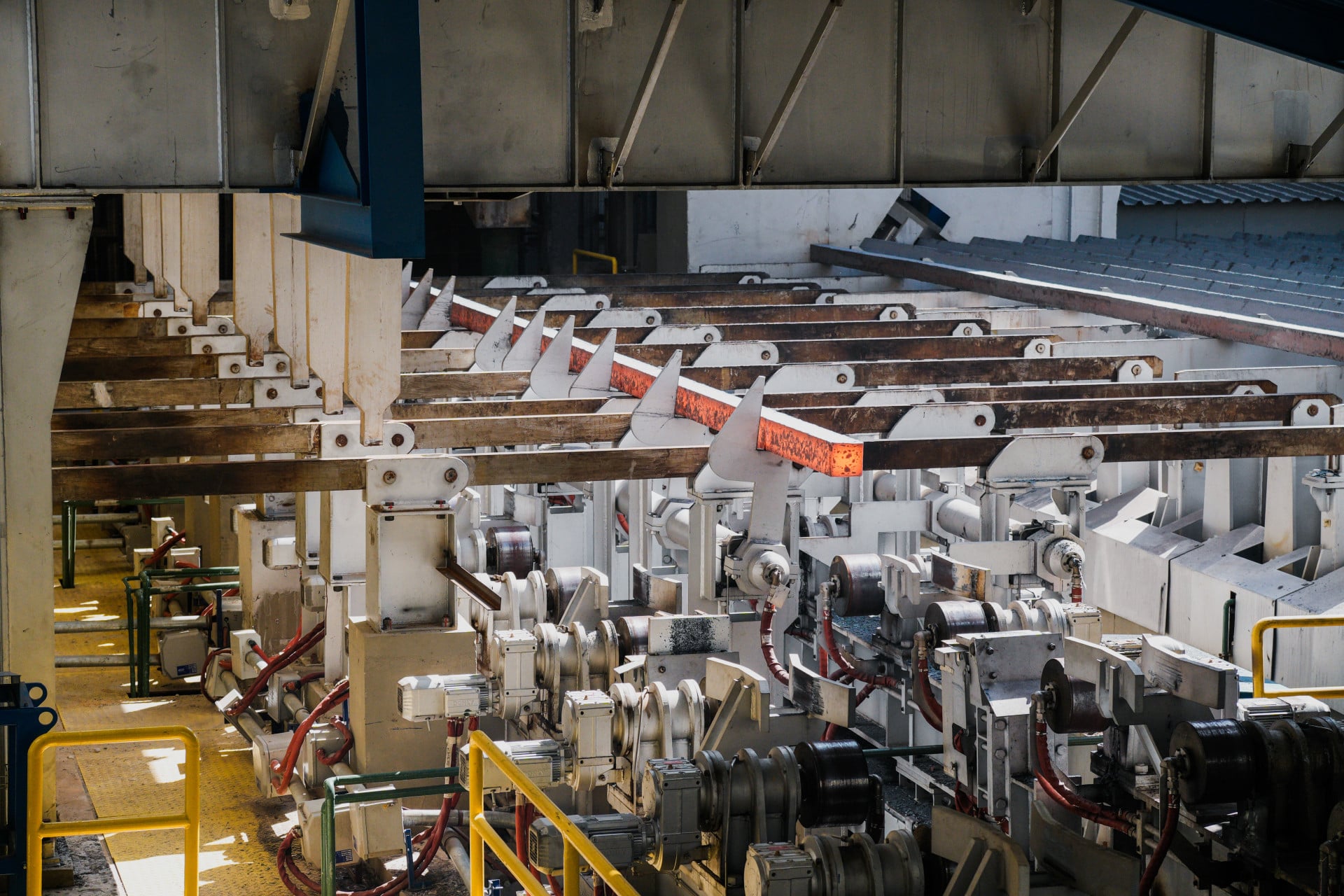 ￼IMAGENS internas da fábrica da Gerdau em Maracanaú, no Ceará (Foto: Fernanda Barros)