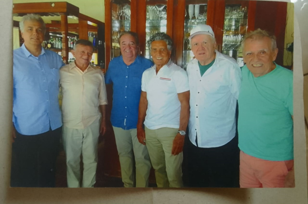 Associa&ccedil;&atilde;o Sem Vida Alheia, Magno, Edilmo, Chiquinho, Givaldo, Zez&eacute; e Paco (Foto: Acervo Pessoal)
