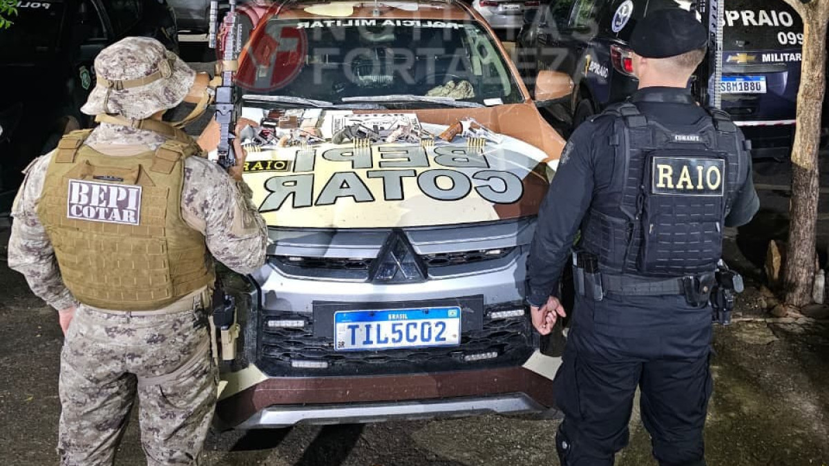 Ocorrência foi atendida por equipes do Bepi e do Raio, da PMCE