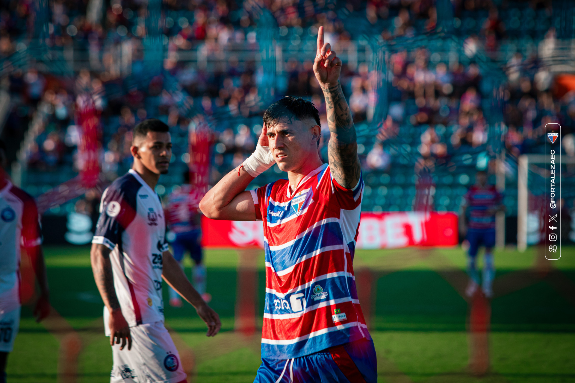 Bareiro &eacute; o principal jogador do Fortaleza (Foto: Leonardo Moreira/Fortaleza EC)