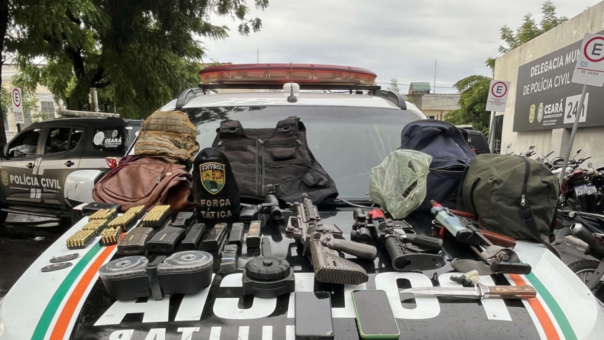 A Polícia Militar do Ceará realizou apreensões em Sobral 