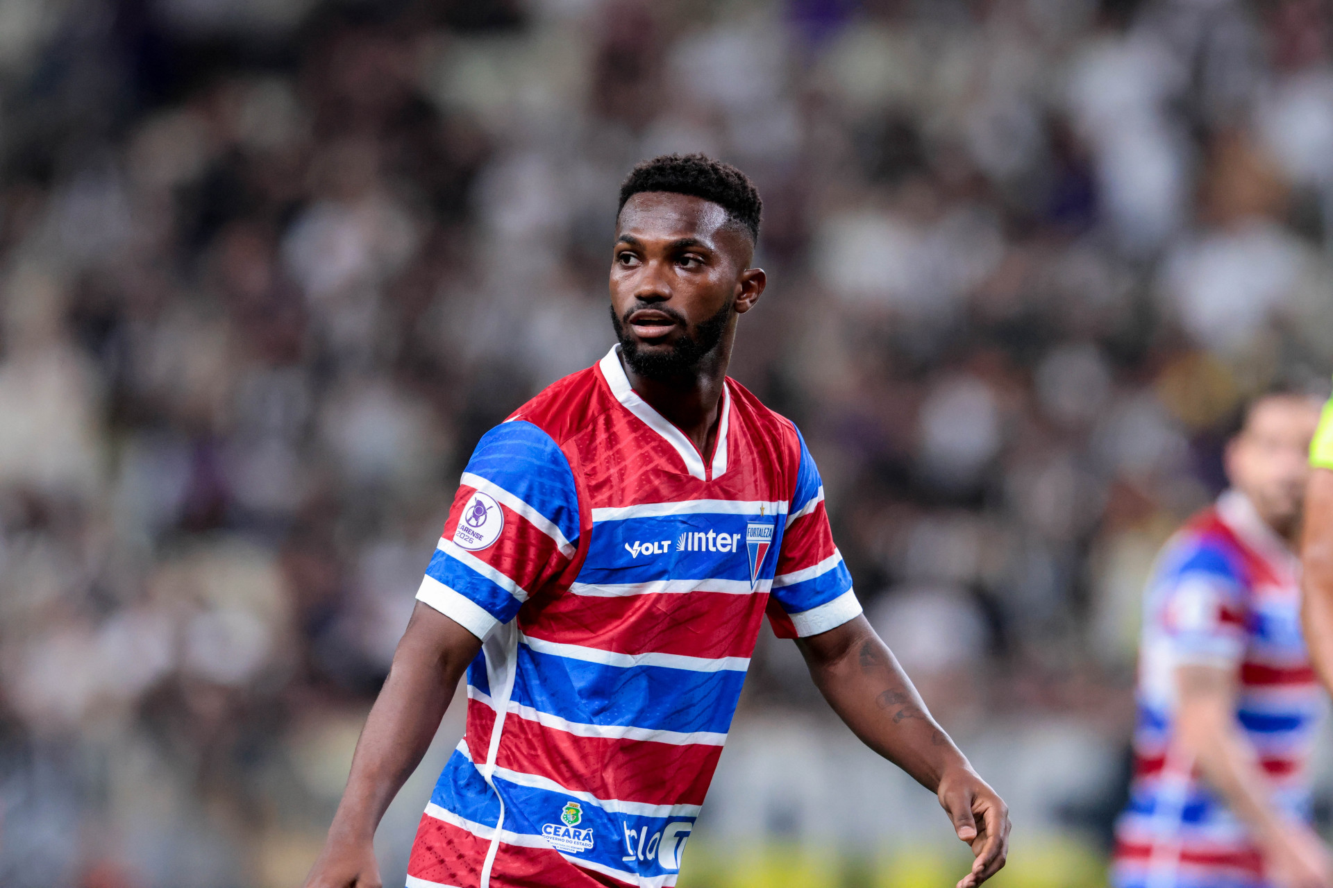 Vitinho foi o reforço mais recente a estrear pelo Fortaleza (Foto: Samuel Setubal)