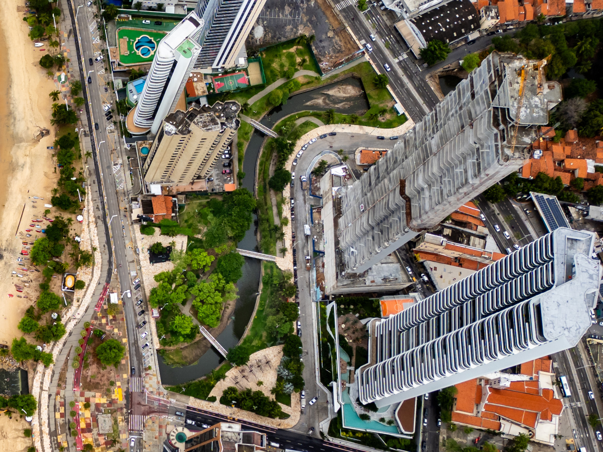 FORTALEZA, CE,  BR 10.02.26 Vista aérea do Parque Bisão (Fco Fontenele/O POVO) (Foto: FCO FONTENELE)