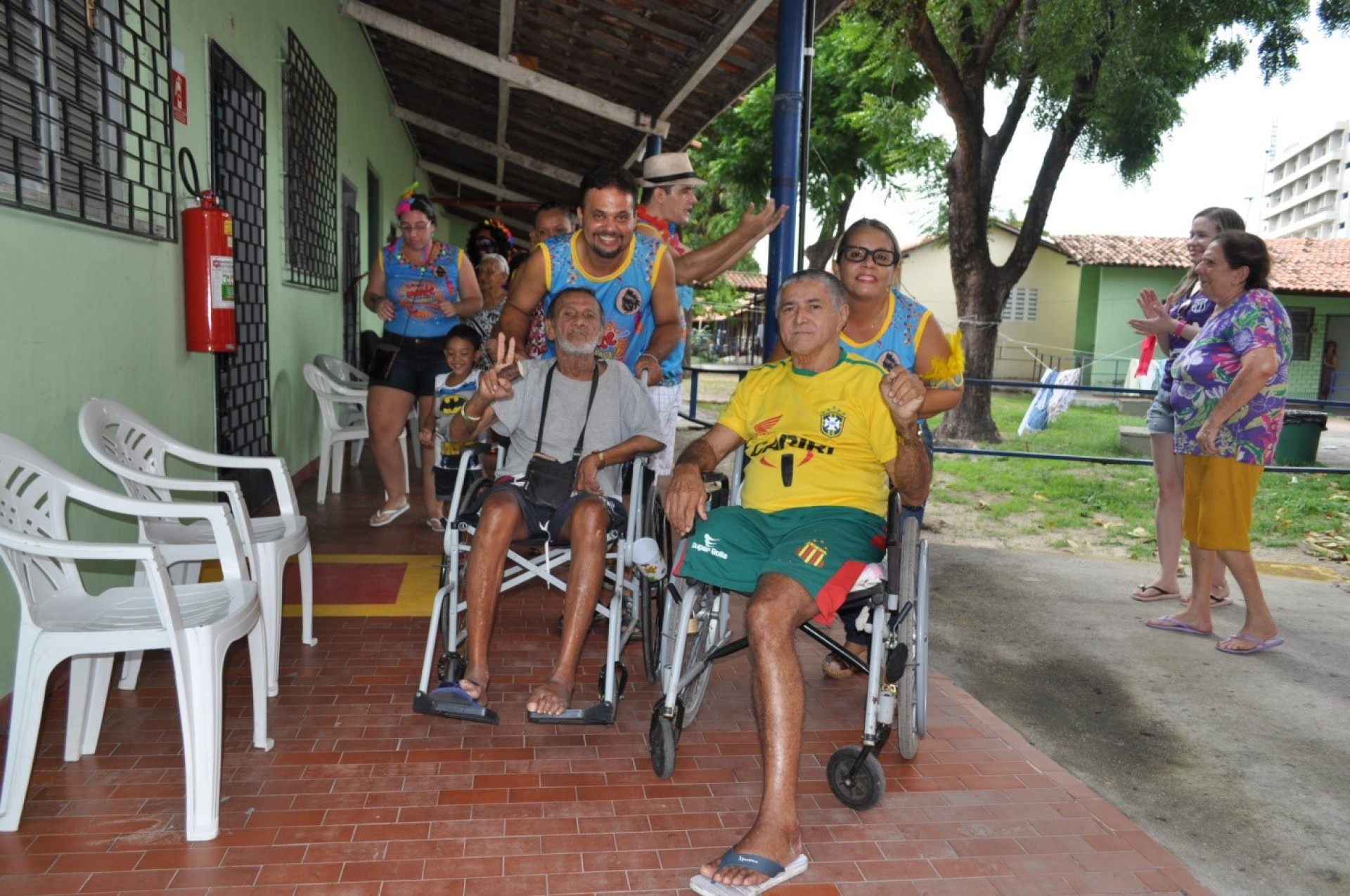 Ano passado o Carnaval Solidário dos Idosos aconteceu no Recanto Rei Davi, instituiçãolocalizada no bairro Jóquei Clube, em Fortaleza. 