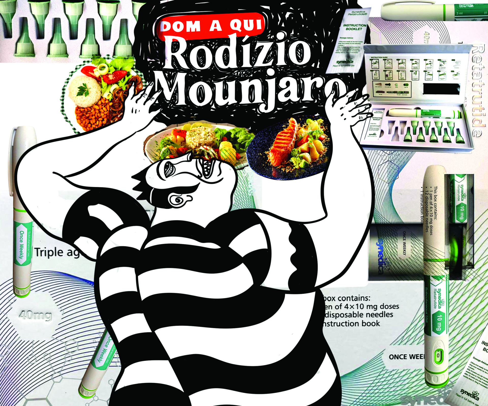 Rodízio mounjaro e o tráfico de retatrutide (Foto: Carlus Campos)