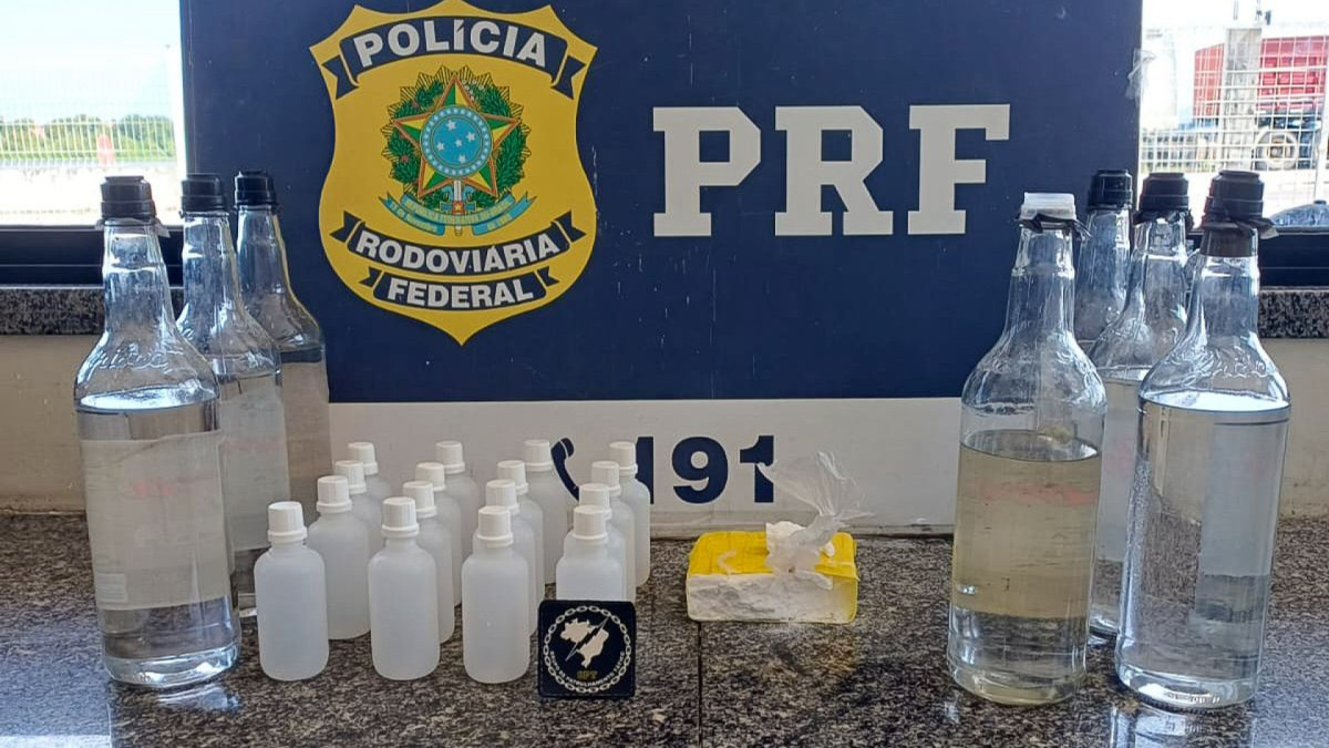 Apreensão da Polícia Rodoviária Federal (PRF) durante a operação Carnaval 2026 