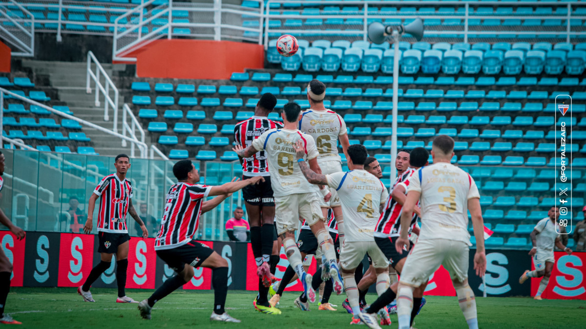 O Fortaleza venceu o Ferroviário no estádio Presidente Vargas no primeiro jogo das semifinais do Campeonato Cearense. 
