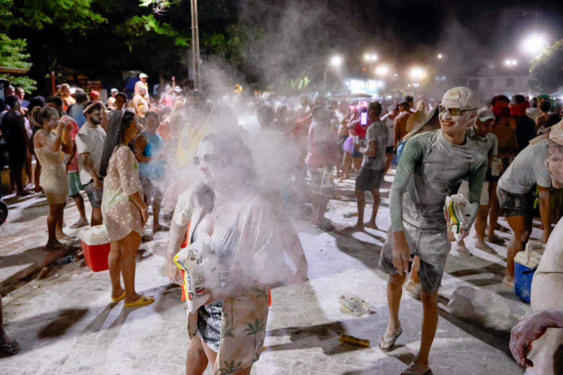 Tradicional Mela-mela no Carnaval de Paracuru.