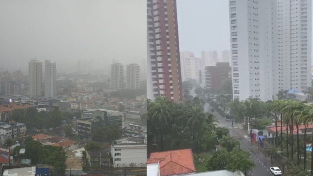 Chuvas nesta terça-feira, 17, foram registradas em Fortaleza e no Interior do Ceará