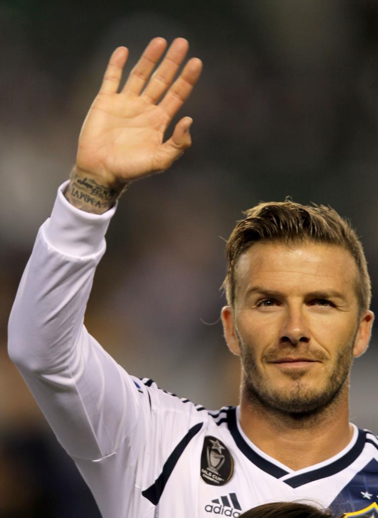 2º | Na vice-liderança, o inglês David Beckham, ex-Manchester United, Milan e Real Madrid.