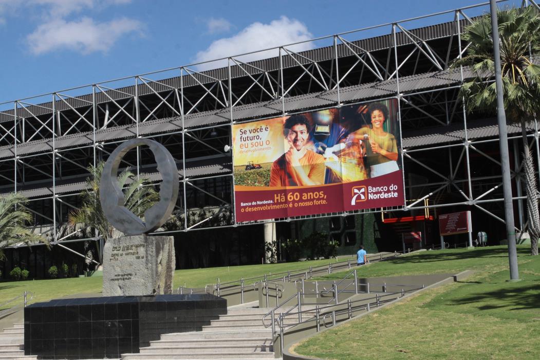 60 anos do Banco do Nordeste (BNB), na sede do banco no Passaré
Na foto: Fachada interna da sede...