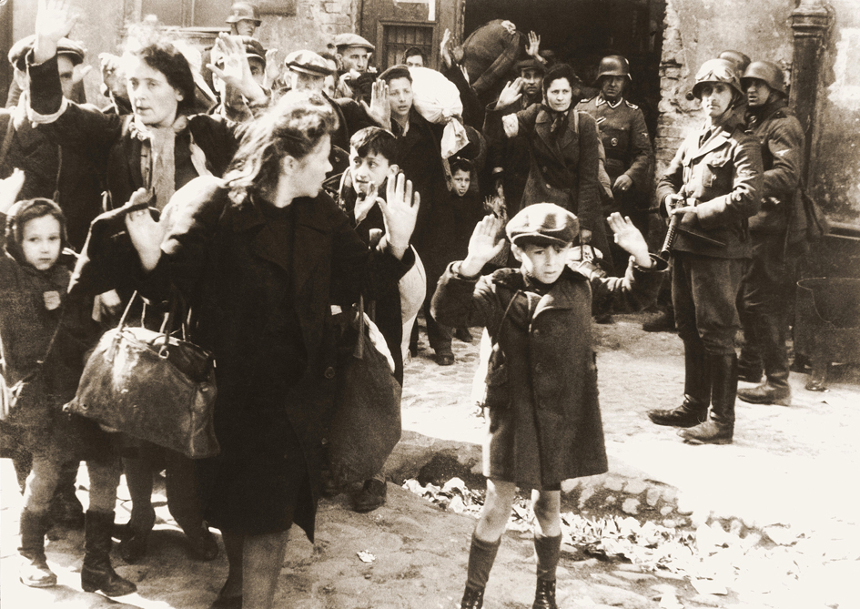 Obra fotográfica, feita pelo exército nazista durante o período da Segunda Guerra Mundial(Foto: Exposição Do Holocausto à Libertação)