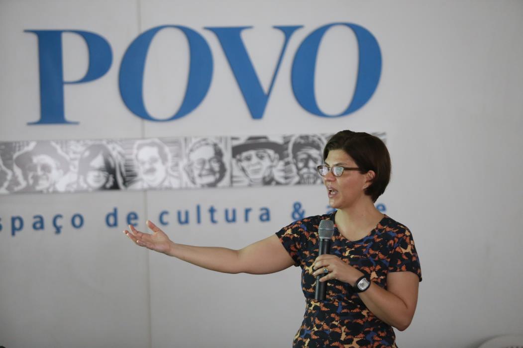 Angela Pimenta, jornalista, doutoranda no Programa de Mídia e Tecnologia da Unesp, mestre em Jornalismo pela Columbia University School e atualmente é co-líder do Trust Project no Brasil(Foto: FÁBIO LIMA)