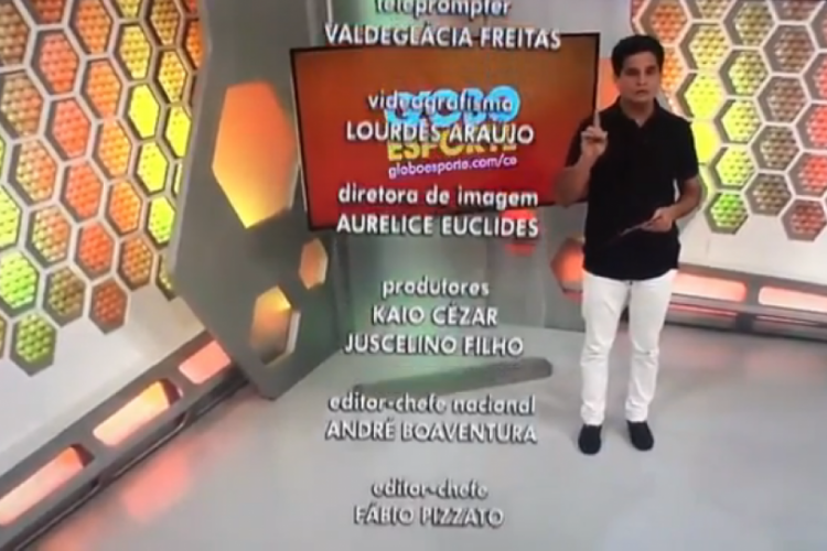 O apresentador pediu demissão ao vivo neste sábado, 16 (Foto: Reprodução/TV Verdes Mares)