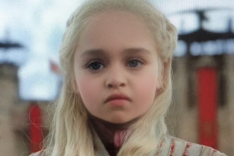  Daenerys Targaryen, de "Game Of Thrones", ganhou sua versão bebê no Snapchat