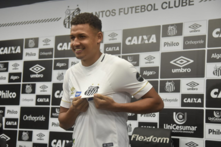 O Peixe não dificultou a liberação do centroavante (foto: Santos/Twitter)