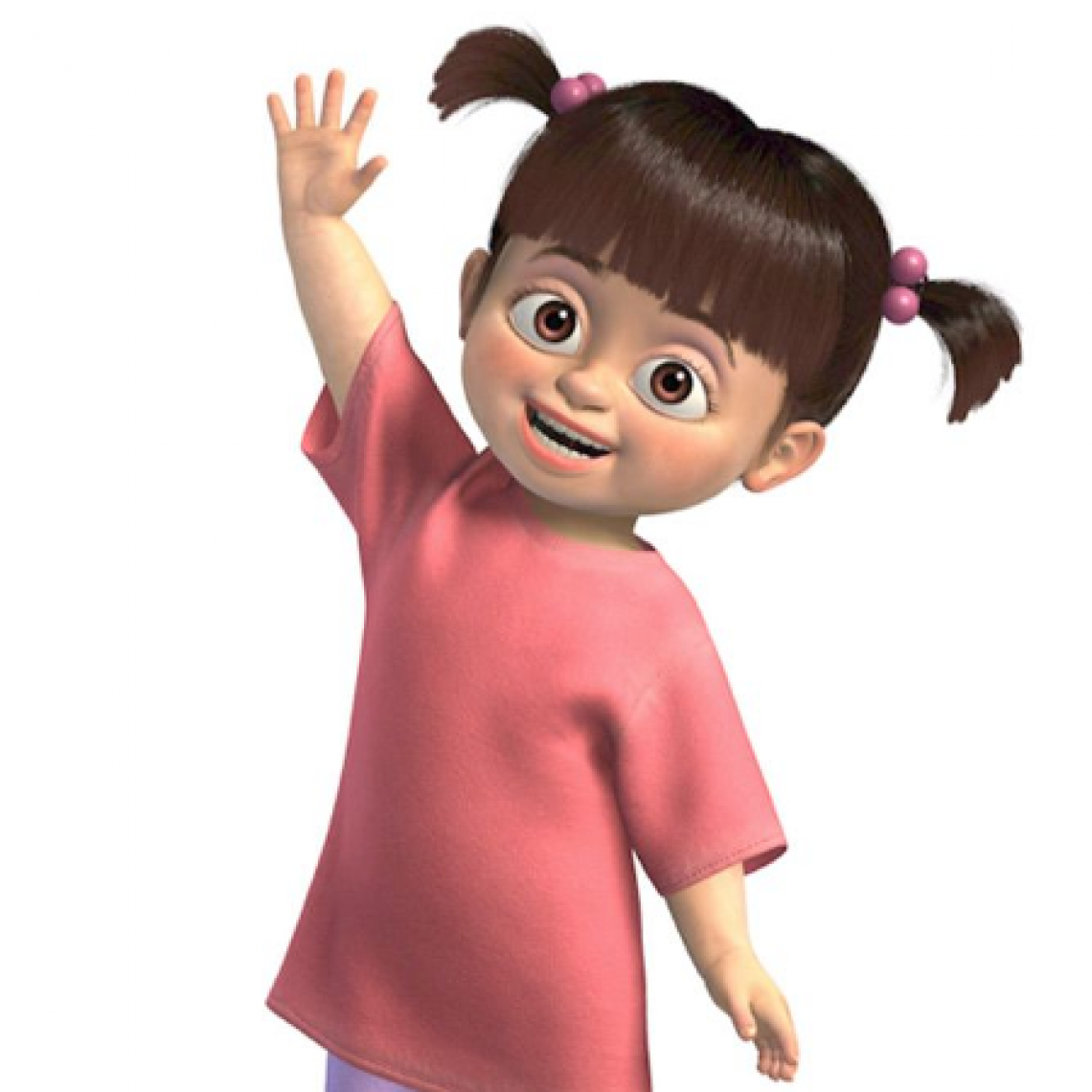 Personagem da Boo, da animação Monstros S.A