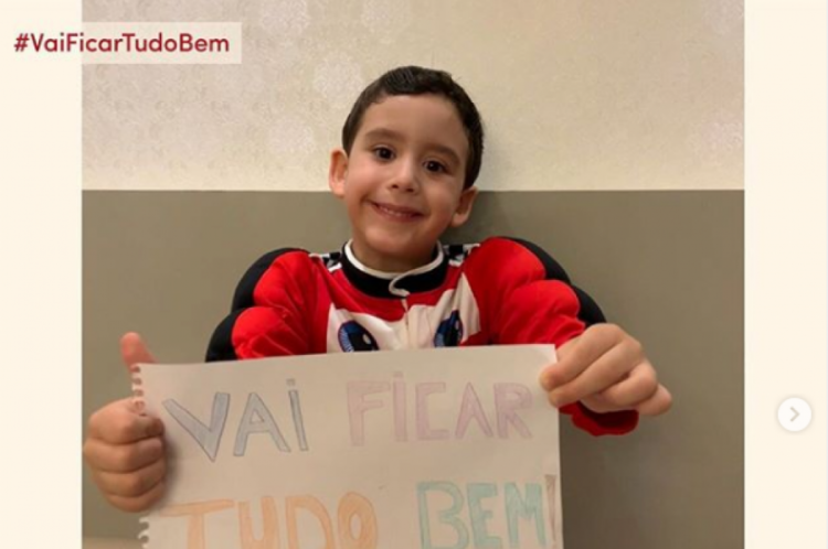 Mensagem do Levi para a m&atilde;e, profissional da Sa&uacute;de