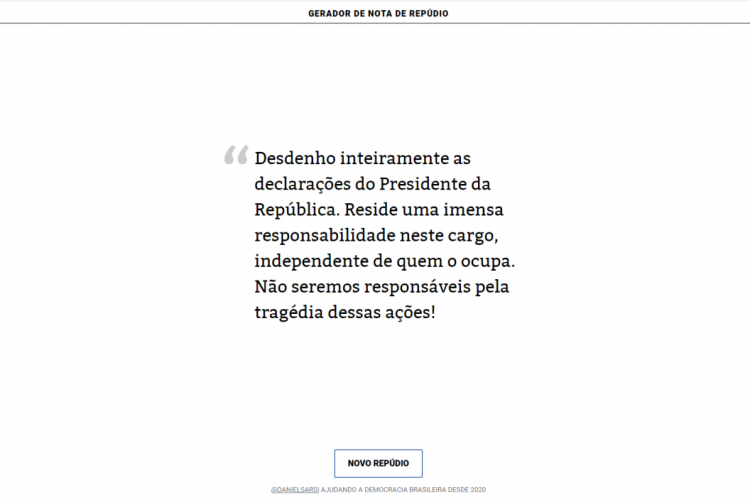 Até a manhã desta segunda, o site já contabilizava mais de 10 mil acessos, segundo Daniel