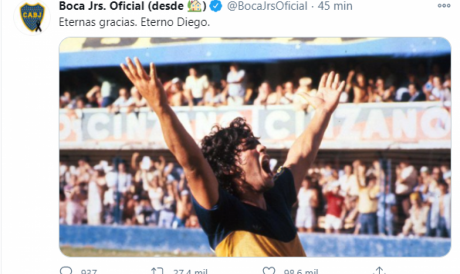 Boca Juniors se despede  