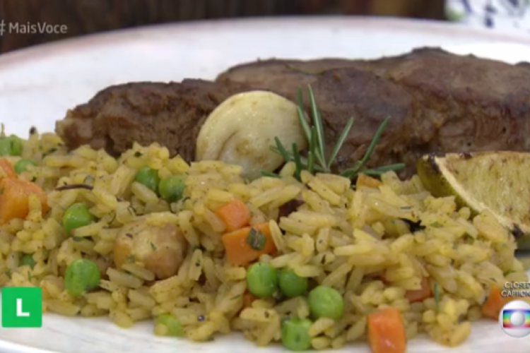 Arroz espeical foi apresentado hoje, 29/12, no Mais Você por Ana Maria Braga