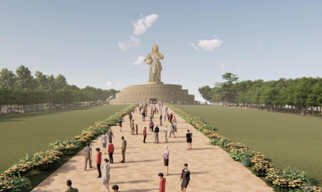 Esplanada do Santuário de Benigna 