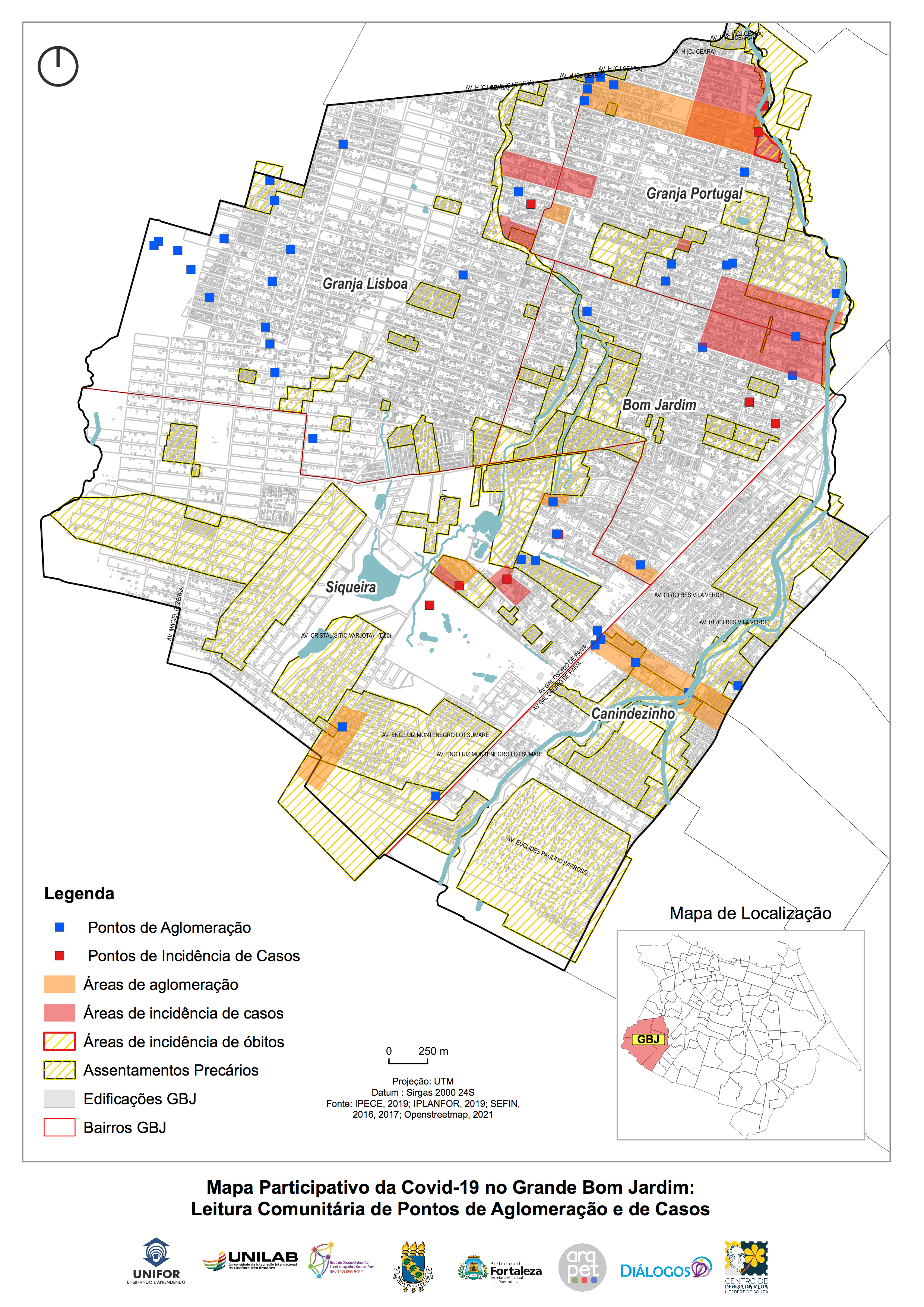 Levantamento foi feito pelo Comitê Popular.