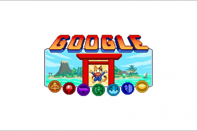 Em clima olímpico, Google lança doodle de jogo retrô japonês