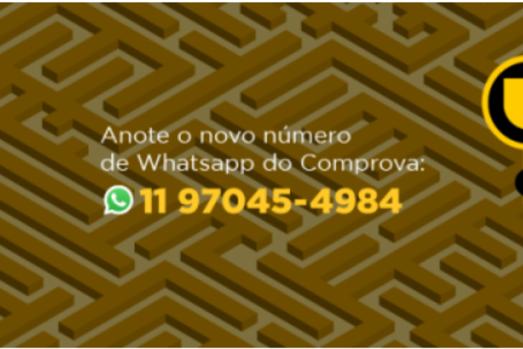 Pelo número 11 97045-4984 os usuários poderão enviar sugestões de verificação ao Comprova de conteúdos cuja veracidade esteja sendo questionada