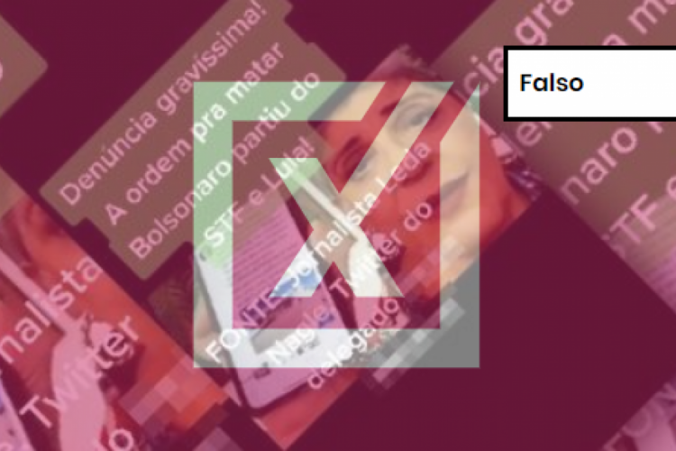 A jornalista Leda Nagle leu tuíte supostamente do diretor-geral da PF, Paulo Maiurino, mas a conta não era do policial. A publicação anunciava uma fantasiosa trama entre ministros do STF e Lula para o assassinato do presidente Jair Bolsonaro 