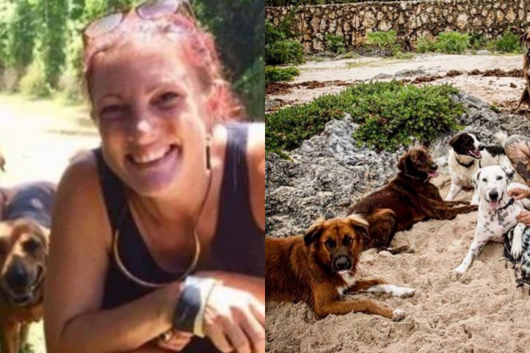 Segundo familiares, ela tentava salvar os animais quando as fortes  ondas atingiram o local