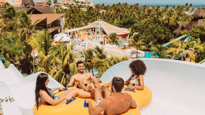 Beach Park é considerado o melhor parque aquático da América Latina (Trip Advisor, 2020)(foto: Camila Almeida/Divulgação)