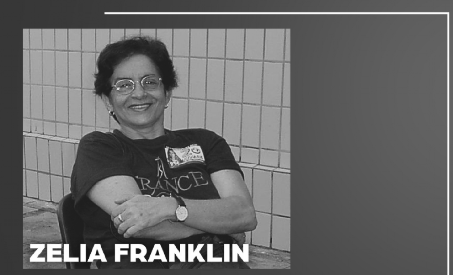 Através das redes sociais, PT Ceará lamentou o falecimento de Zélia Franklin 