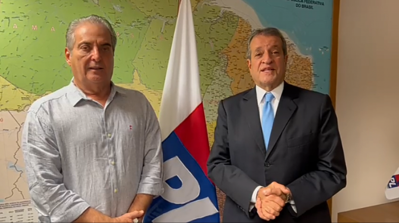 Bardawil e o presidente do PL, Valdemar Costa Neto(foto: Reprodução)
