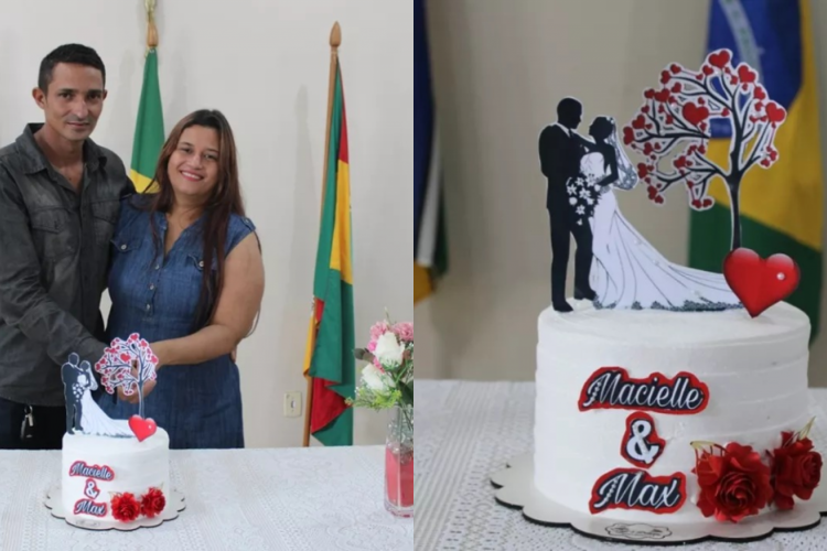 A cerim&ocirc;nia foi uma surpresa para ambos, que decidiram dar esse novo passo na rela&ccedil;&atilde;o