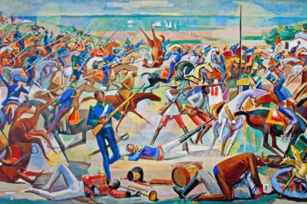 Batalha de Pirajá(Foto: Carybé / Bahia com História / Governo da Bahia / divulgação)