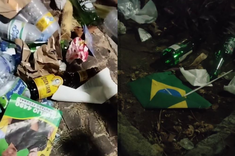 As imagens foram feitas pelo vereador de Fortaleza, Gabriel Biologia