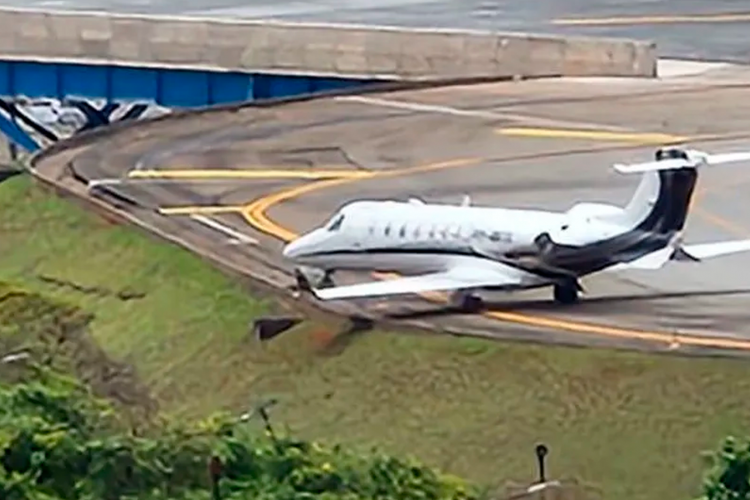 Pneu de avião estoura e interdita pista do Aeroporto de Congonhas