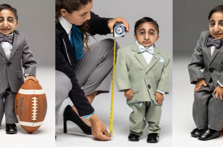 O iraniano Afshin Esmaeil Ghaderzadeh ganhou o t&iacute;tulo de "homem mais baixo do mundo vivo (m&oacute;vel)" em dezembro deste ano.