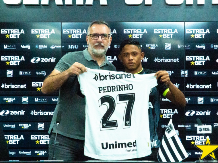 Pedrinho jogar&aacute; com a camisa 27 no Cear&aacute;