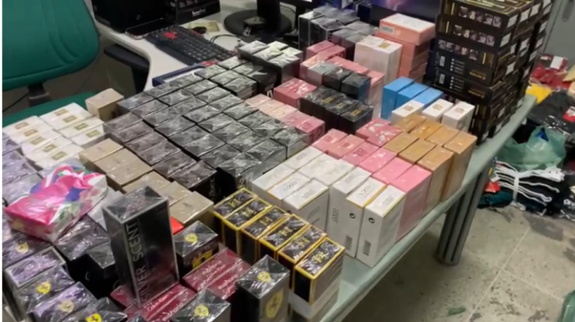 640 produtos falsificados foram apreendidos na Granja Portugal