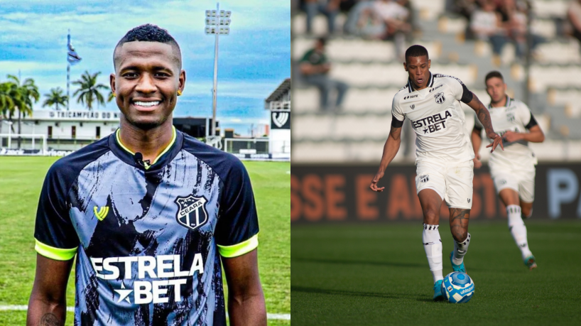 Orejuela (esquerda) e Hygor Cléber (direita) estão de saída do Ceará 