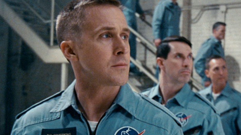 O ator Ryan Gosling interpretou Neil Armstrong, homem que pisou pela primeira vez na Lua (Imagem: Reprodução digital | Universal Studios) - Portal EdiCase
