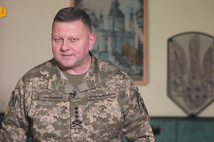 Chefe das Forças Armadas da Ucrânia, Valery Zaluzhny