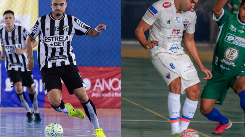 Ceará e Fortaleza irão disputar Campeonato Brasileiro de Futsal em 2024. 