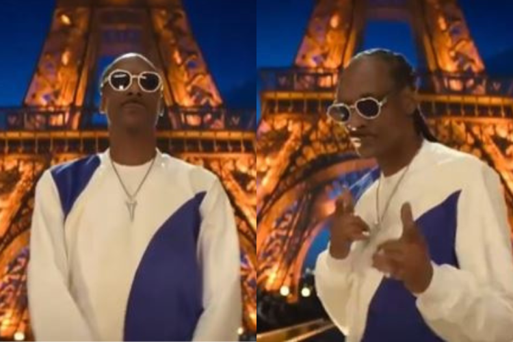 Em vídeo publicado no X (Twitter), Snoop Dogg aparece na Torre Eiffel para celebrar a notícia
